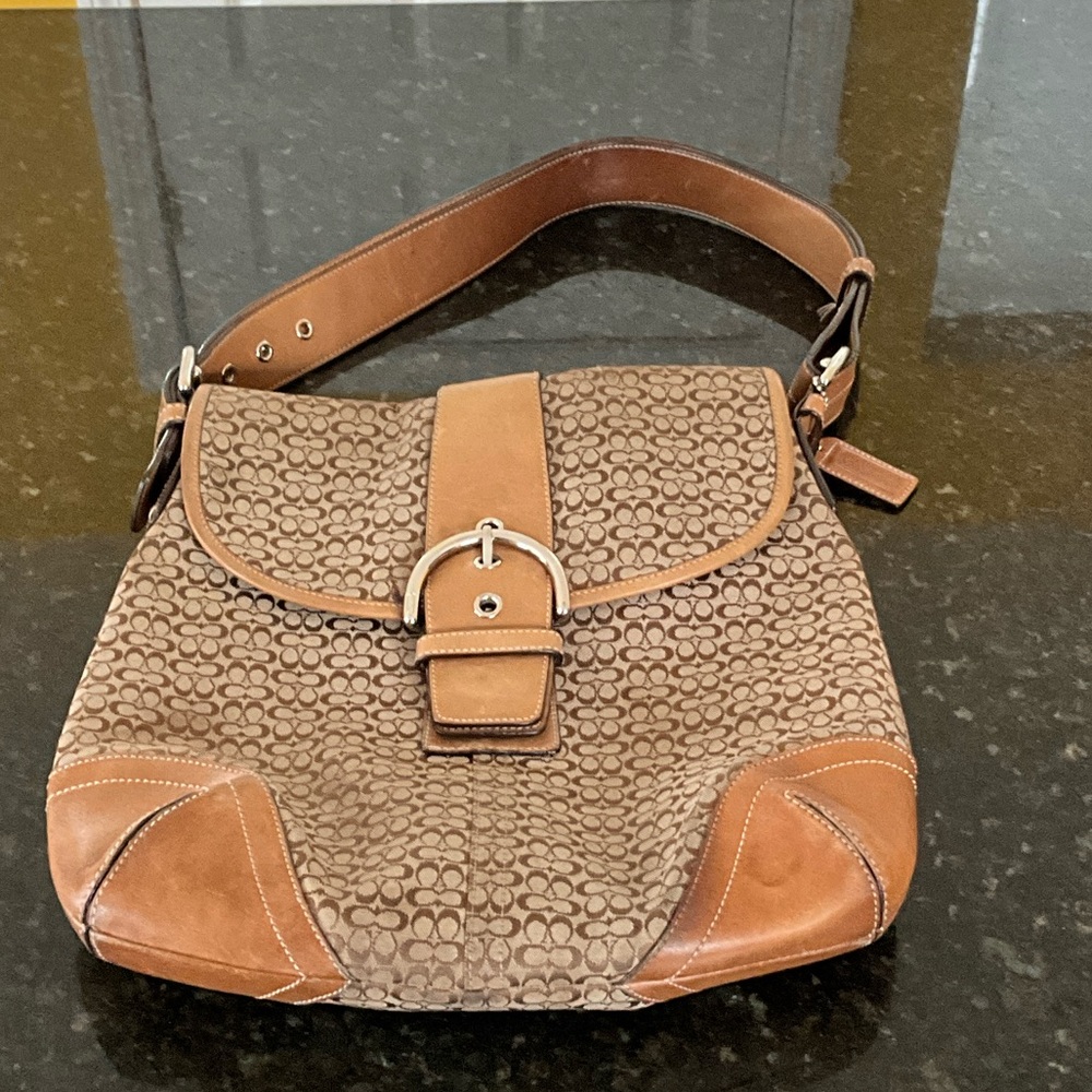Coach vintage soho shoulder bag in brown - Picture 2 of 7